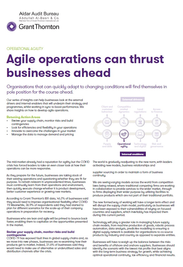 Operational Agility | Grant Thornton